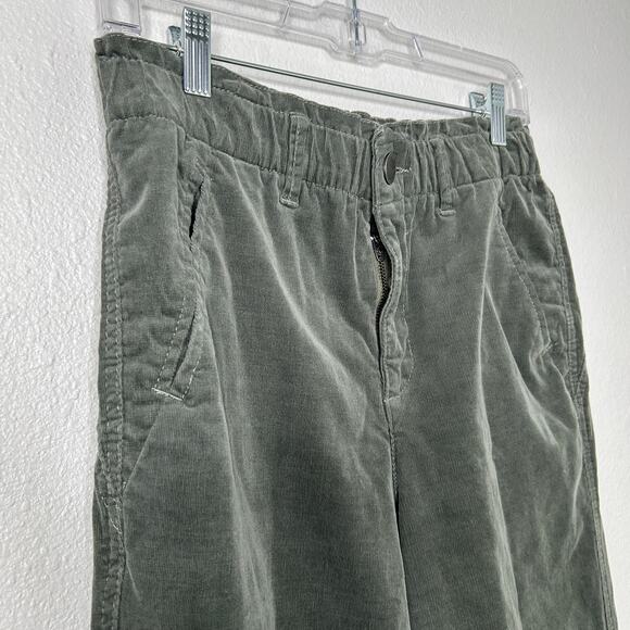 Democracy Ab Technology Corduroy Pants Green Size 6 High Rise Straight Leg - Picture 5 of 9